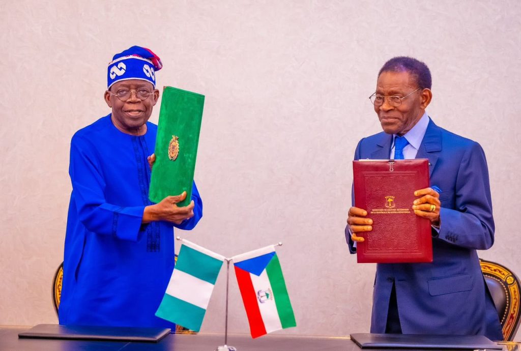 Nigeria, Equatorial Guinea presidents sign agreement on gas pipeline for Gulf of Guinea