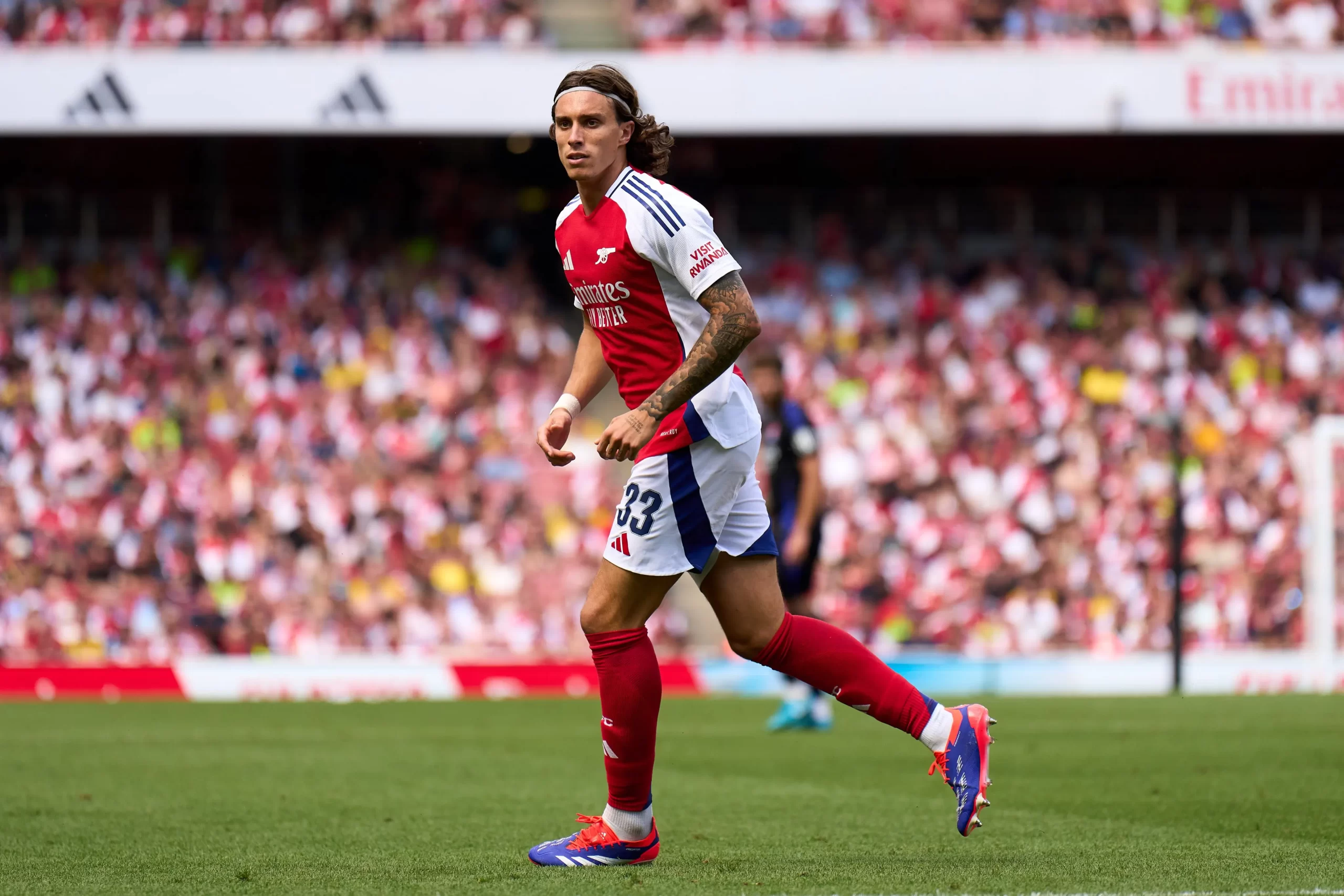 Calafiori debuts for Arsenal at Emirates