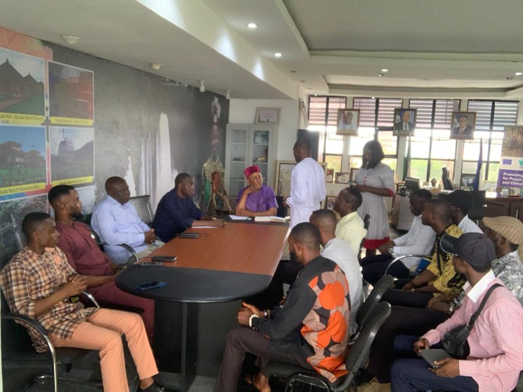 Tourism volunteers meet C'River Tourism Commissioner to foster sectoral development