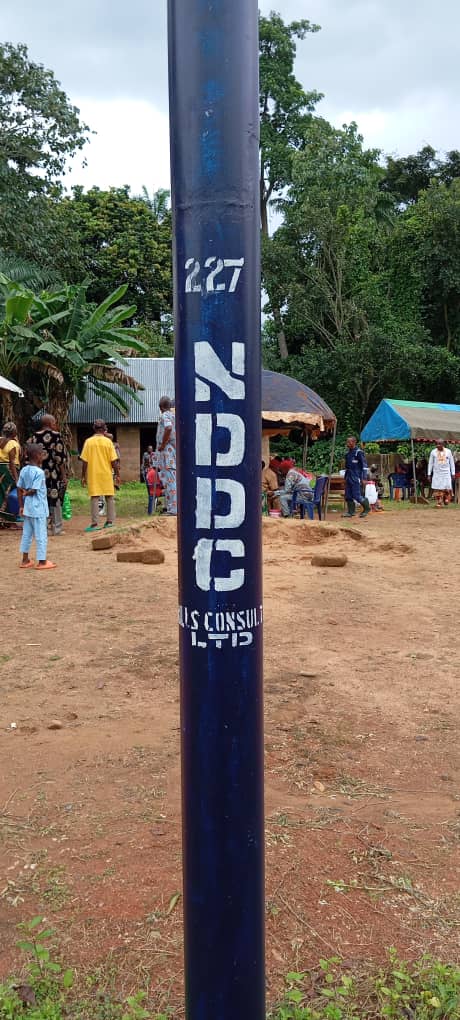 Ogoja community gets streetlights for the time