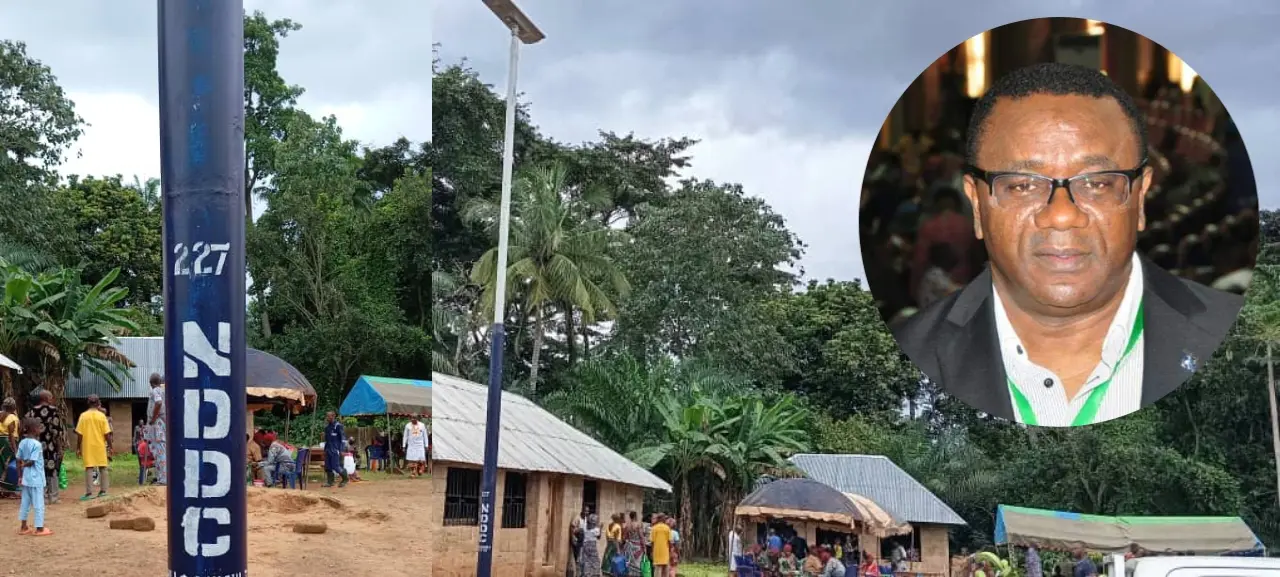 Ogoja community gets streetlights for the first time