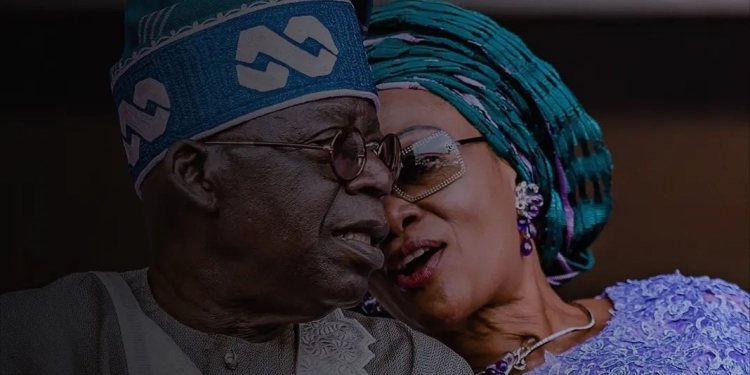Bola Tinubu and his wife, Oluremi Tinubu