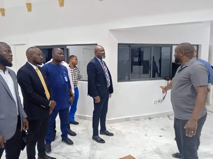 C'River Chief of Staff inspects ongoing renovation of Governor's Office, urges contractors to fast-track work to meet deadline