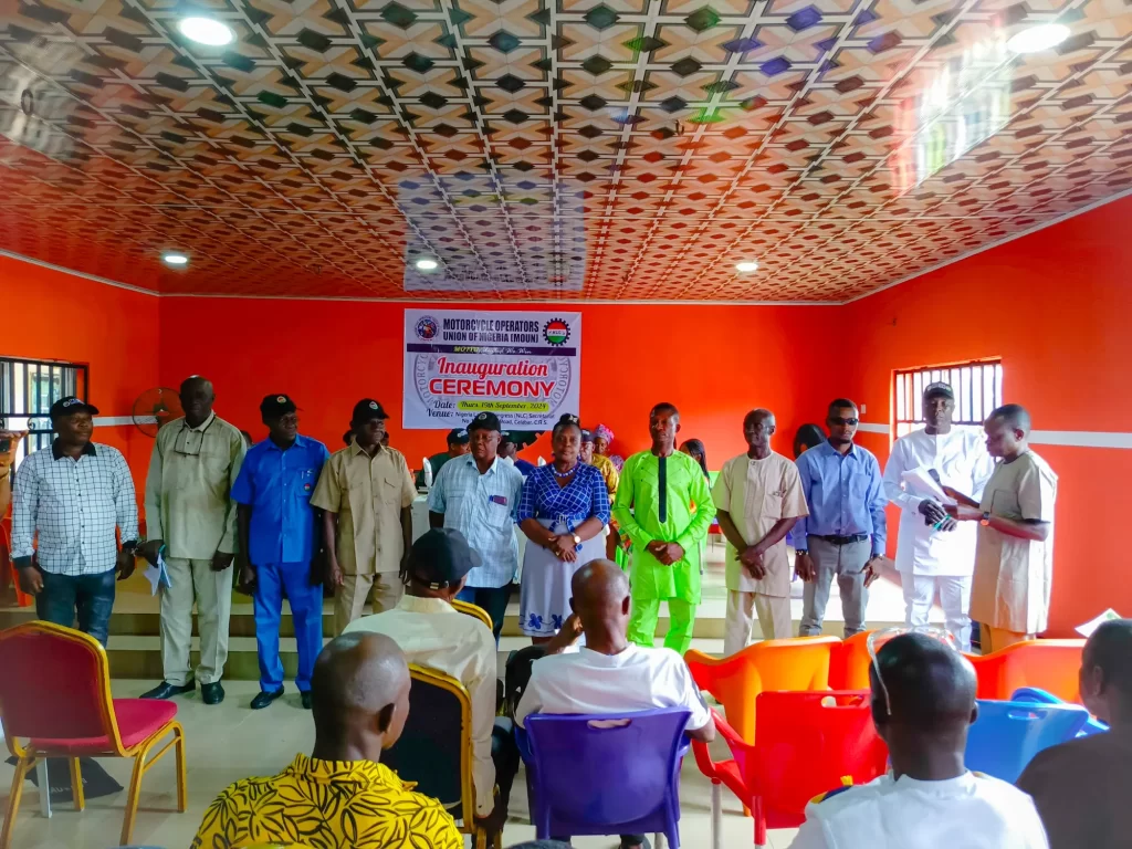 Motorcycle Operators Union inaugurates new excos in Cross River