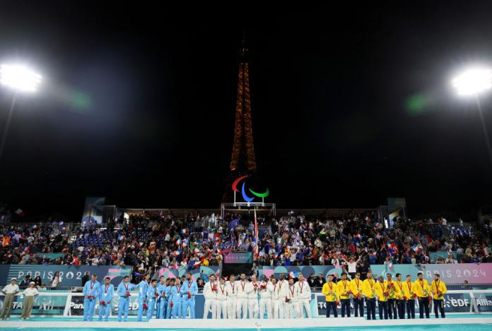 France beat Argentina to win blind football gold at 2024 Paralympics