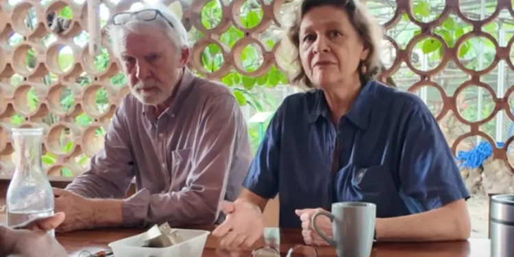 L-R: Peter Jenkins and Liza Gatsby