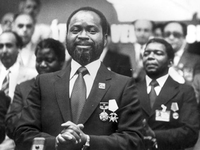 Long Live Samora Machel, born on 29th September 1933 in Gaza Province, Mozambique's first independence president, FRELIMO, Portuguese colonisation.