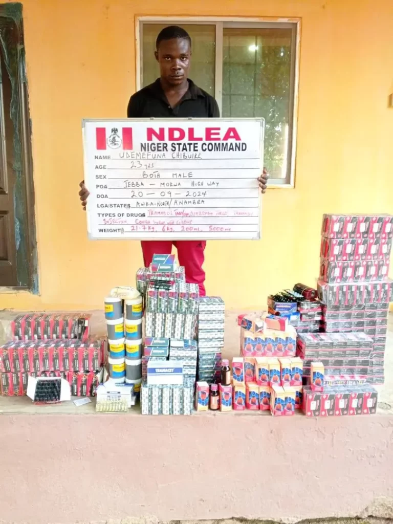 NDLEA arrests 80-year-old grandpa, community leader's 2 wives, seizes N16.1bn opioids