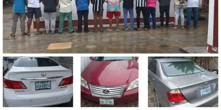 13 Yahoo Boys in Uyo