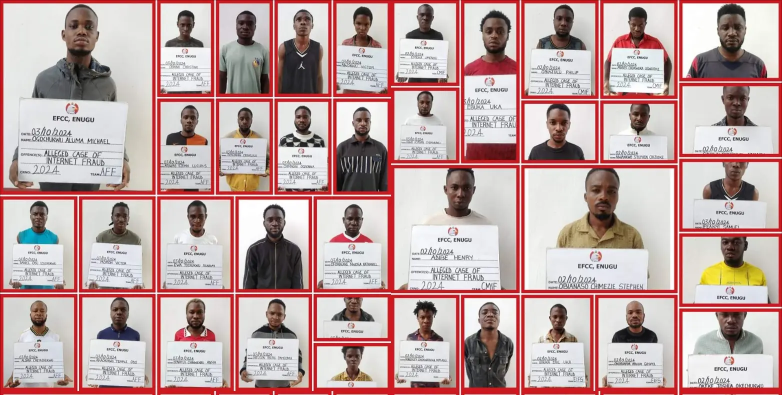 Court Jails 43 Yahoo Boys in Awka