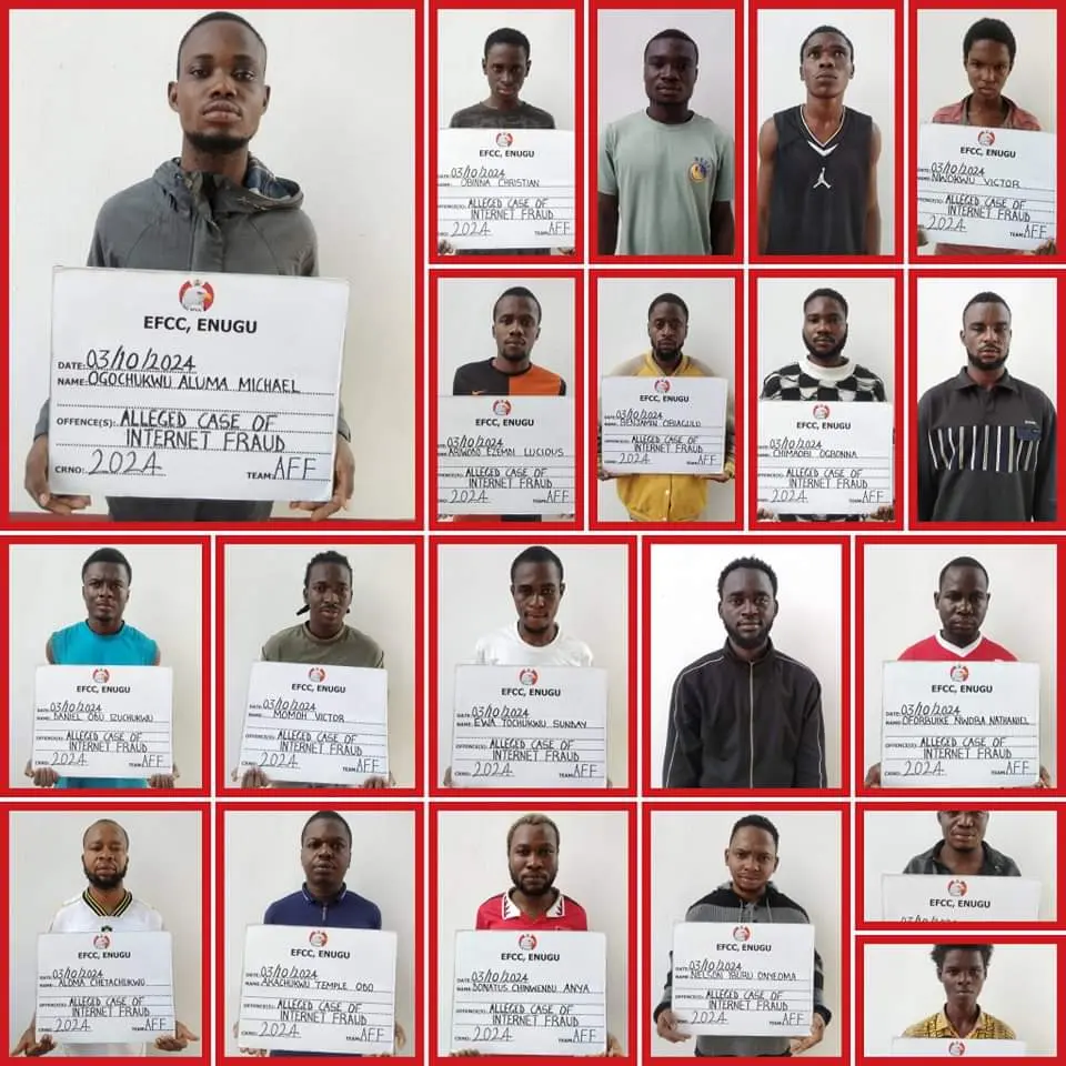 Court Jails 43 Yahoo Boys in Awka