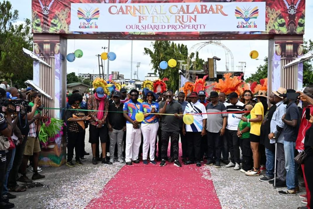 20th Carnival Calabar 1st Dry Run flag off