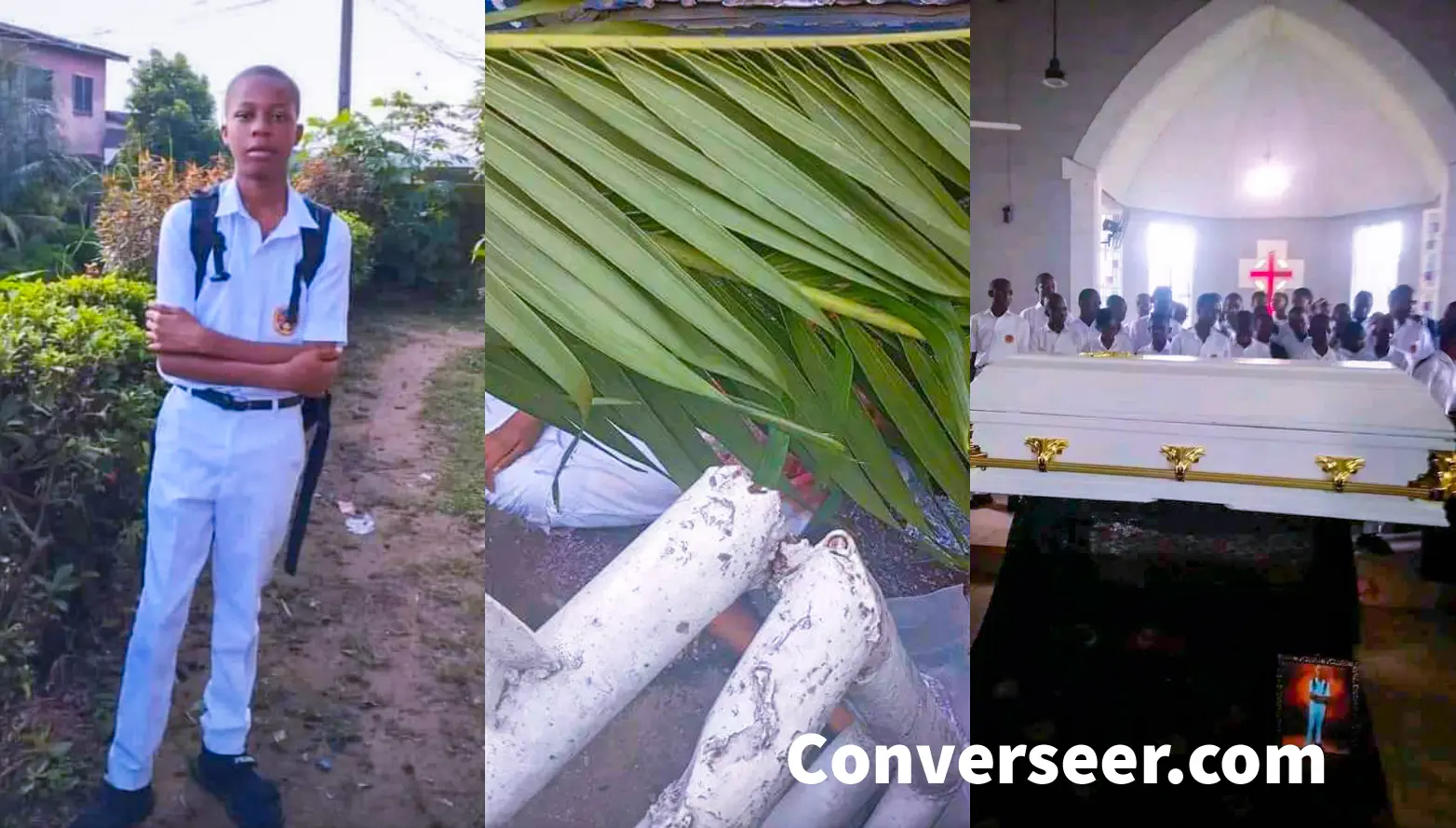 School pupil Ephraim Samuel Etim killed by delivery van buried amid tears in Calabar