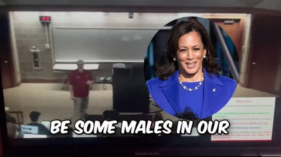 Men must vote Kamala Harris says Kansas Professor