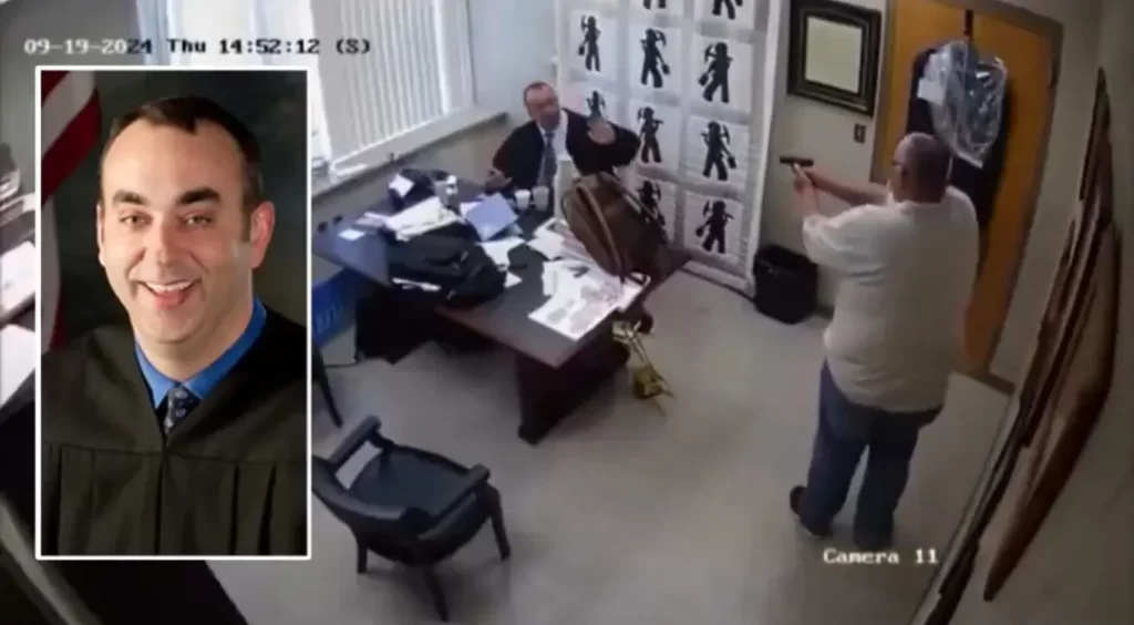 Kentucky Sheriff Shawn Stines killing Judge Kevin Mullins footage