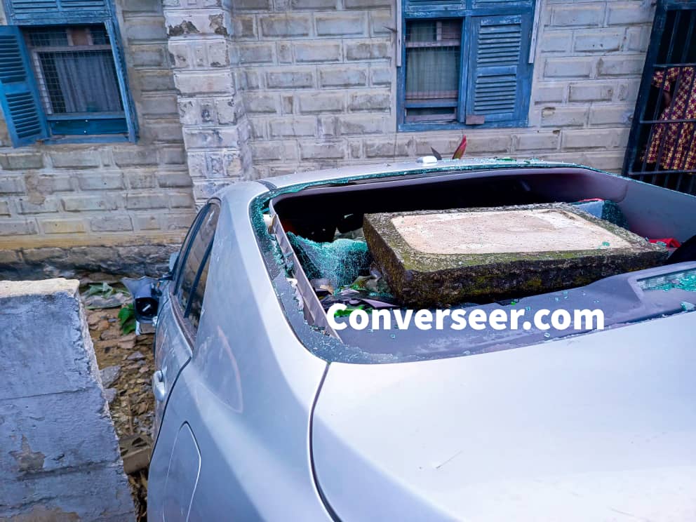 Suspected mechanic rams customer's car to fence in Calabar