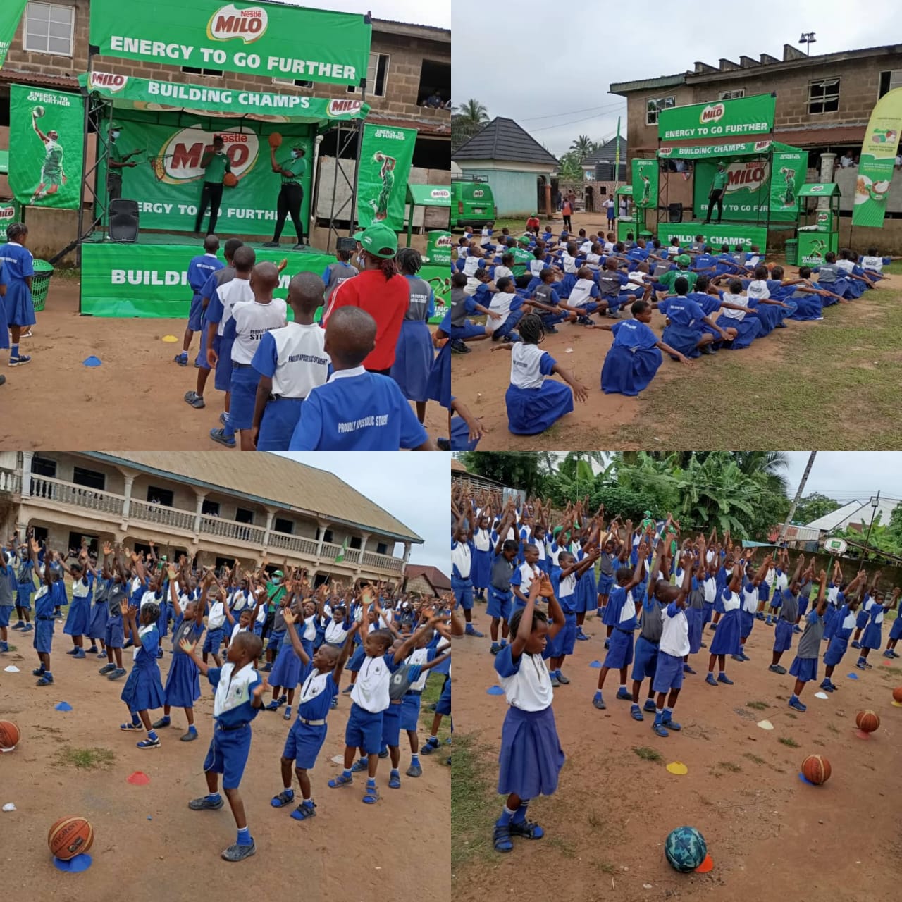 Nestle Milo Inspires Young Champions at Apostolic Secondary Grammar School Ugep