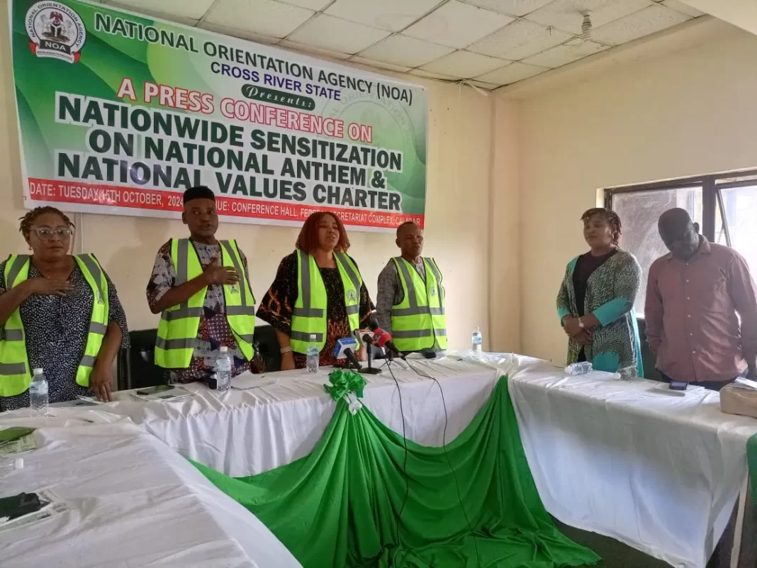 NOA national anthem sensitisation