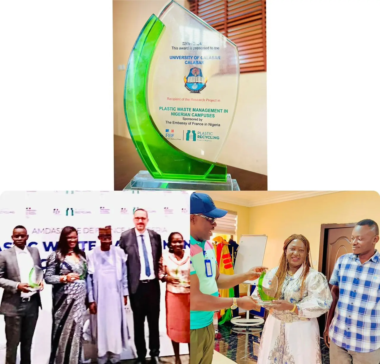 UNICAL bags French Government award, attracts over ₦90m grant