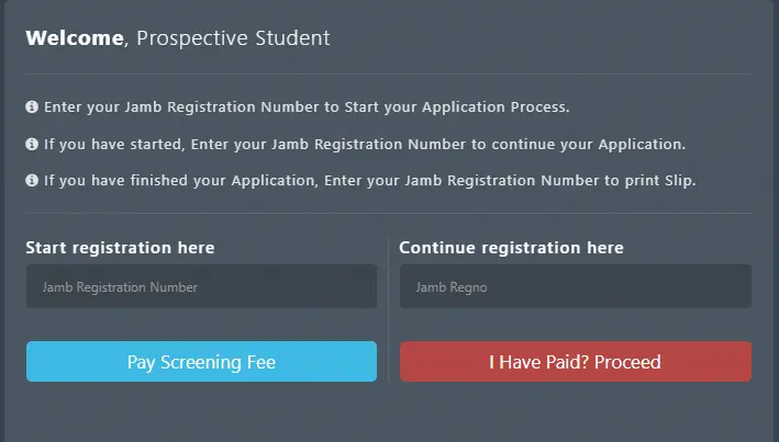 How To Pay UNICROSS Acceptance Fee