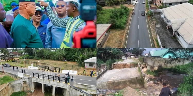 Governor Eno commissions Goretti Girls School Road in Ikot Ekpene