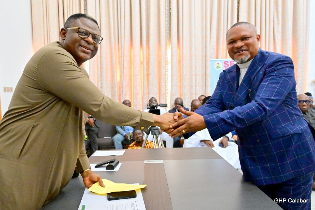 Governor Otu Swears in James Anam as Calabar Municipality Chairman