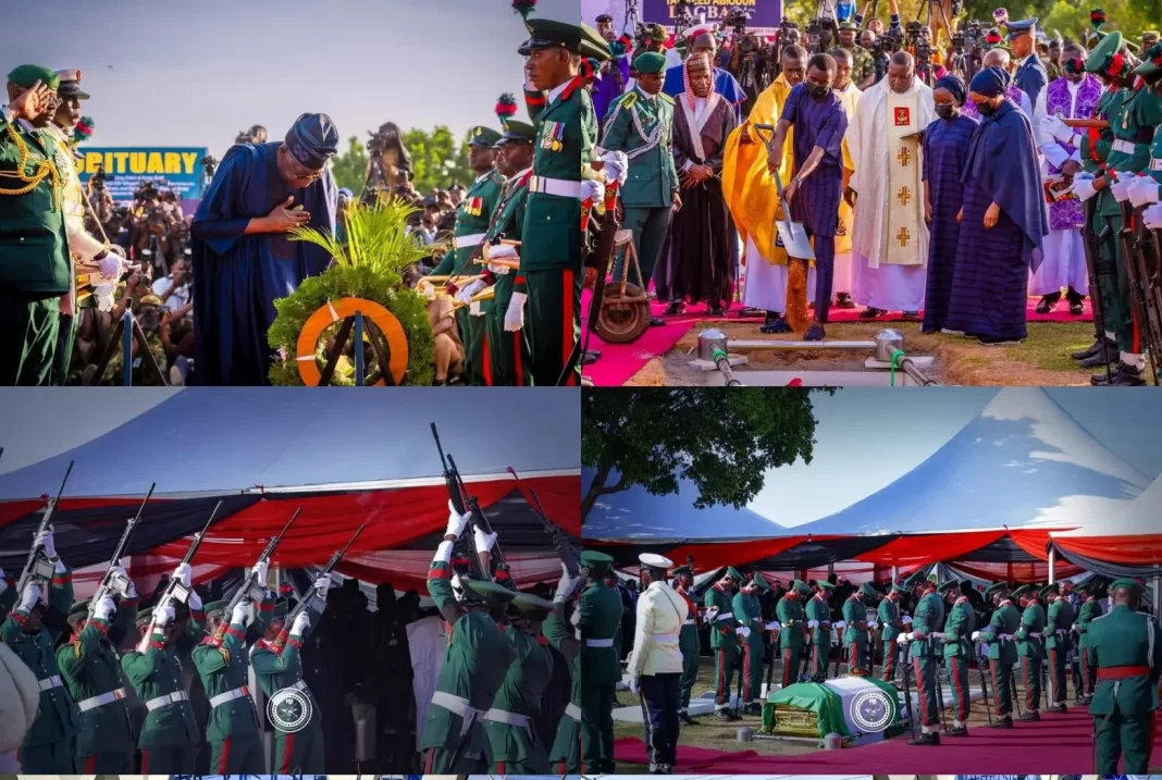 Nigeria Chief of Army Staff Buried Amid Tears in Abuja