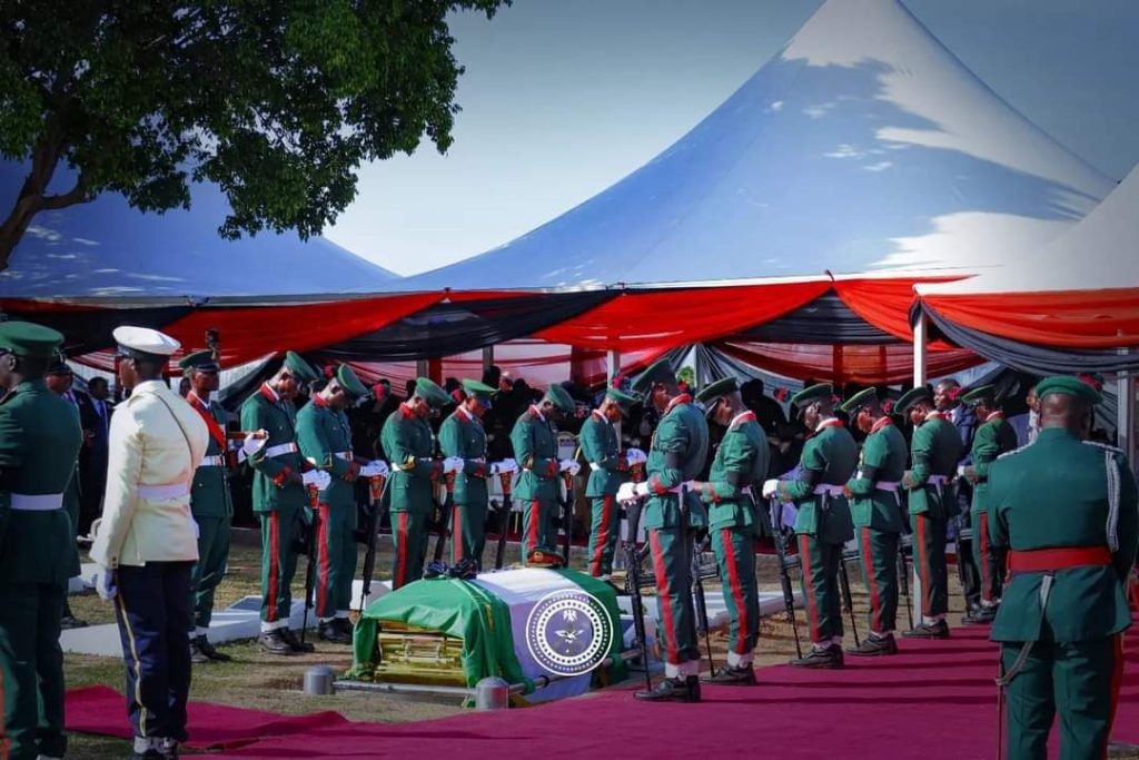 Nigeria Chief of Army Staff Buried Amid Tears in Abuja