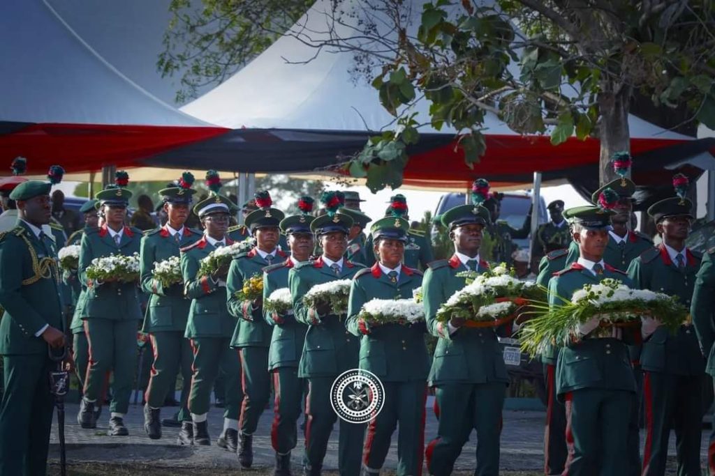 Nigeria Chief of Army Staff Buried Amid Tears in Abuja