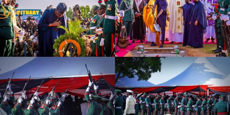 Nigeria Chief of Army Staff Buried Amid Tears in Abuja