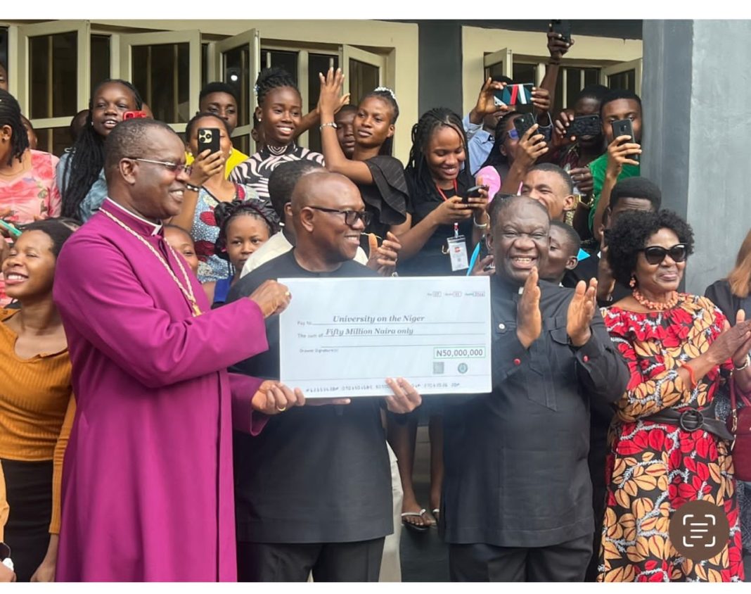 Peter Obi Donates N60m to Support Education and Healthcare in Anambra