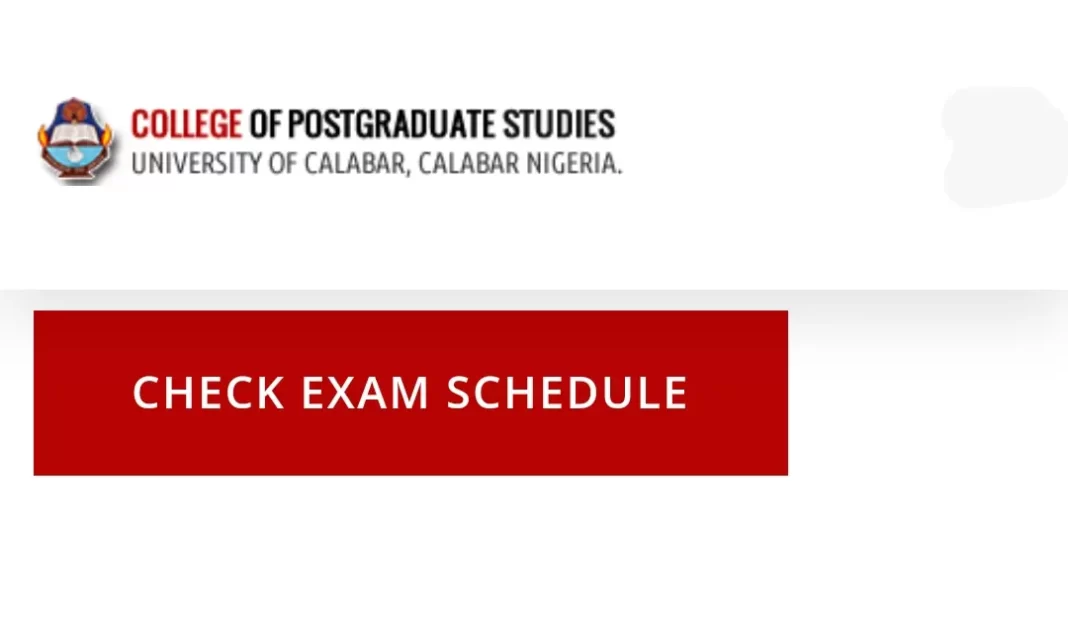 Steps to Check UNICAL PG CBT Exam Schedule