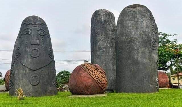 Men of God Pray for Fallen Good Shepherd Statue in Calabar