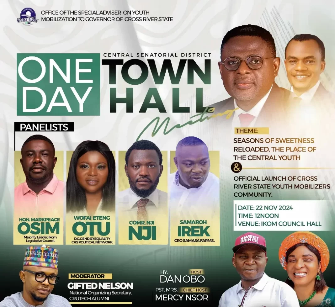 Central Youths to Engage Leaders at Ikom Town Hall Meeting