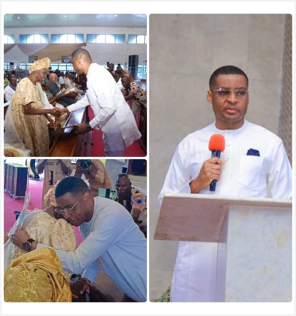 Governor Otu Attends Centenary Birthday Thanksgiving Service for Evangelist Blessing Bassey Duke