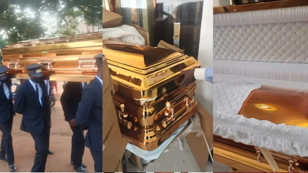 Billionaire Businessman Ugonna Orabuchi Bids Father-in-Law Farewell with N130 Million Copper Casket