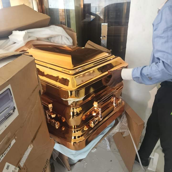 Billionaire Businessman Ugonna Orabuchi Bids Father-in-Law Farewell with N130 Million Copper Casket