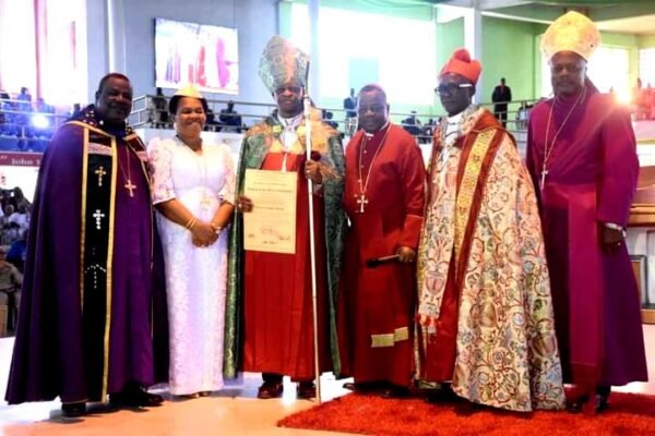 facebook 1730199721969 7256983614661190474 Governors, Top Clergy, Mammoth Crowd Honour Archbishop Isong's Installation