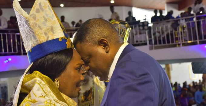 Governor Otu and Wife Installed as Apostle and Bishop