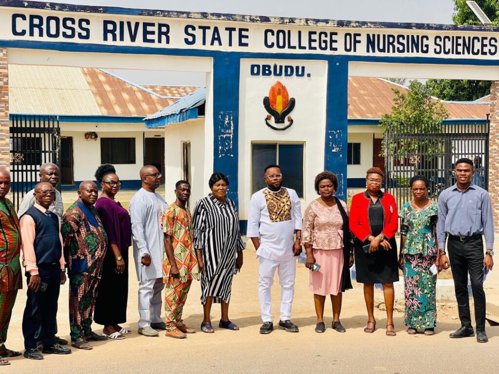 Governor Otu's Aide Coco-Bassey Esu Visits Obudu Nursing College, Lauds Devt Efforts