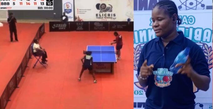 Hope Udoaka Wins Women’s National Table Tennis Championships