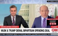 CNN's Jim Acosta and Brian Stelter Clash After Elon Musk Shutdown Funding Bill on X