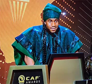 King Lookman 2024 CAF Awards: Ademola Lookman is Africa Player of the Year