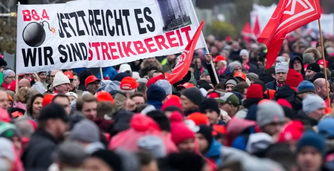 Strikes hit Volkswagen plants across Germany in showdown over cuts