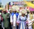 Buhari and Family Storm Carnival Calabar