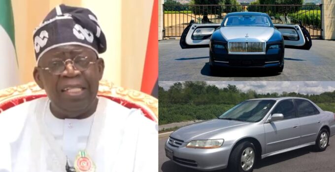 Tinubu Speaks on Economy, Says His Friend Used to Have 5 Rolls Royce But Now Drives Honda Accord