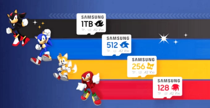 Samsung Launches Sonic the Hedgehog-Inspired PRO Plus microSD Cards