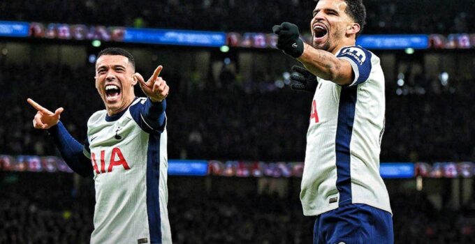 Tottenham Edge Past Manchester United in 7-Goal Carabao Cup Thriller