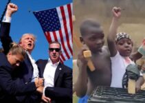 Reactions as Donald Trump Jr Shared Video of African Children Mimicking Father’s Assassination Attempt