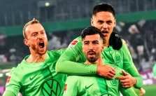 Wolfsburg peg Mainz back three times and win 4-3 late on